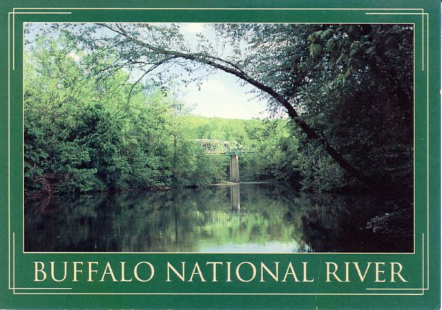 Pruitt Bridge on the Buffalo National River